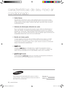 Manual Samsung AQV09VBCN Ar condicionado