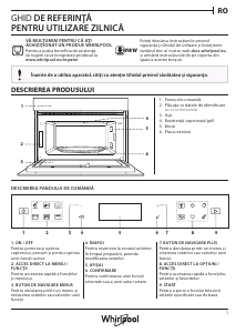 Manual Whirlpool W6 MD440 NB Cuptor cu microunde