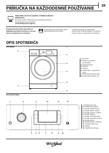 Návod Whirlpool FFWDD 1076258 SV EE Práčka so sušičkou
