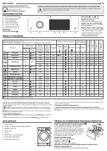 Priročnik Whirlpool FFD 11469 BV EE Pralni stroj