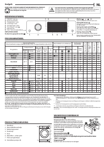 Handleiding Whirlpool FFDBE 9648 BCEV F Wasmachine