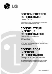 Mode d’emploi LG GR-F218JVKA Réfrigérateur combiné