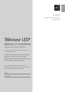 Mode d’emploi LG 65QNED816QA Téléviseur LED