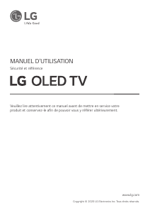 Mode d’emploi LG OLED55CX9LA Téléviseur OLED