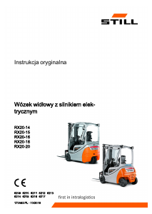 Instrukcja Still RX20-15 Wózek widłowy