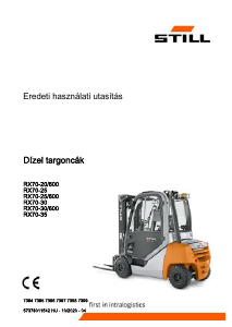 Használati útmutató Still RX70-30/600 Villástargonca