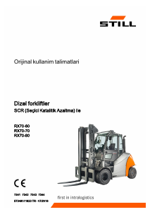 Kullanım kılavuzu Still RX70-80 Forklift