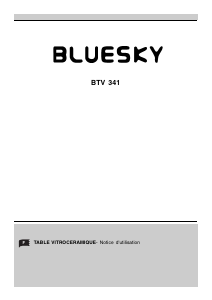 Mode d’emploi Bluesky BTV 341 Table de cuisson