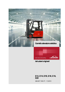 Manuale Linde E18 Carrello elevatore