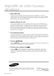 Mode d’emploi Samsung AQV12AWBX Climatiseur