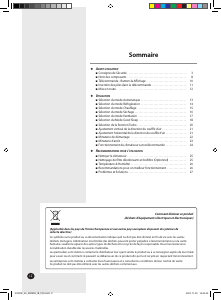 Mode d’emploi Samsung AQV12NSBN Climatiseur