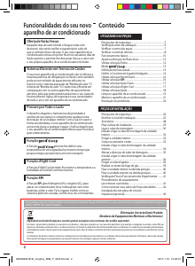 Manual Samsung AQV18YWAN Ar condicionado