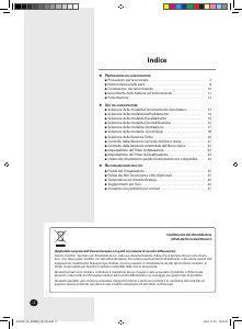 Manuale Samsung AQV24FCX Condizionatore d’aria