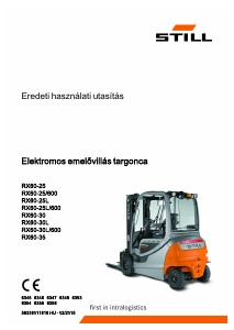 Használati útmutató Still RX60-25 Villástargonca