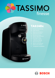 Instrukcja Bosch TAS16B5 Tassimo Finesse Ekspres do kawy