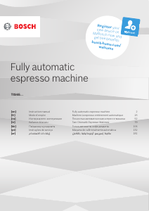 Manual Bosch TIS65621GB Máquina de café expresso