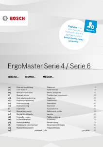 Manual de uso Bosch MSM4B620 ErgoMaster Batidora de mano