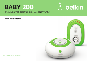 Manuale Belkin F7C034 Baby 200 Baby monitor