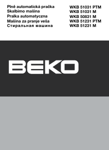 Руководство BEKO WKB 51031 M Стиральная машина