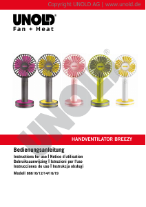 Handleiding Unold 86614 Breezy Ventilator