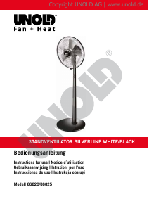 Manual de uso Unold 86820 Silverline Ventilador