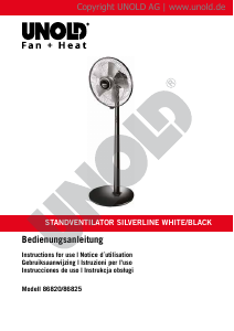 Handleiding Unold 86820 Silverline Ventilator