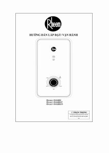 Hướng dẫn sử dụng Rheem RH688E Ấm đun sôi