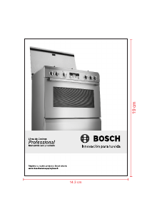 Manual de uso Bosch HSK14I32SC Cocina