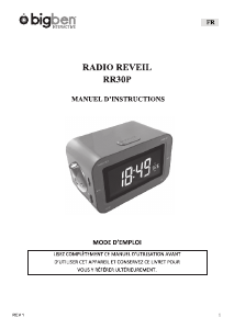 Manual Bigben RR30P Alarm Clock Radio