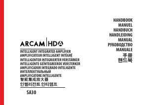Manual de uso Arcam SA30 Amplificador