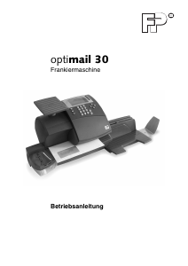 Bedienungsanleitung FP-Ruys OptiMail 30 Frankiermaschine