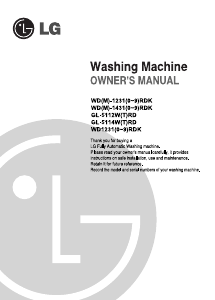 Manual LG WD12317RDK Washer-Dryer