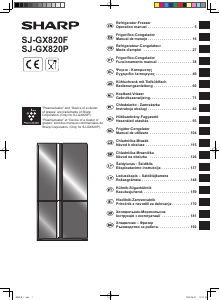 Priročnik Sharp SJ-GX820F Hladilnik in zamrzovalnik