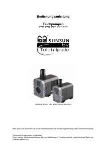 Bedienungsanleitung SunSun CHJ-600 Teichpumpe