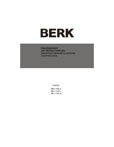 Manual BERK BRC-1755 S Fridge-Freezer