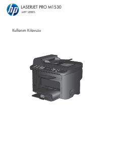Kullanım kılavuzu HP LaserJet Pro M1536dnf Çok işlevli yazıcı