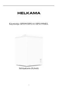 Käyttöohje Helkama HPS99 Pakastin