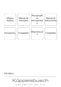 Εγχειρίδιο Küppersbusch UTE 1260-2 Καταψύκτης