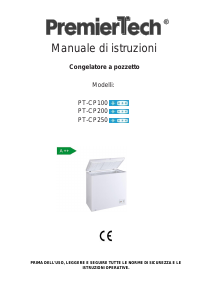 Manuale PremierTech PT-CP250 Congelatore