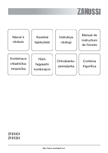 Instrukcja Zanussi ZRB940X Lodówko-zamrażarka