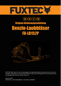 Manual Fuxtec FX-LB152P Leaf Blower