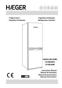 Manual de uso Haeger CR-28W.007A Frigorífico combinado