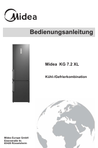 Bedienungsanleitung Midea KG 7.2 XL Kühl-gefrierkombination