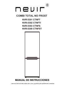 Handleiding Nevir NVR-5303 CTNFS Koel-vries combinatie