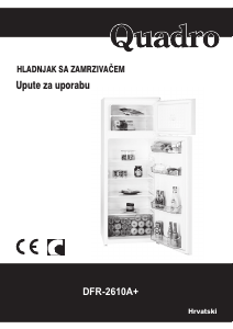 Priručnik Quadro DFR-2610A+ Frižider – zamrzivač