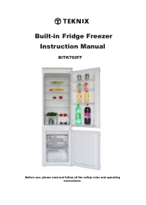 Manual Teknix BITK702FF Fridge-Freezer