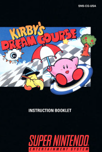 Handleiding Nintendo SNES Kirbys Dream Course