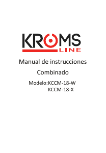 Manual de uso KromsLine KCCM-18-W Frigorífico combinado