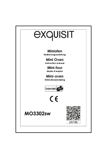 Bedienungsanleitung Exquisit MO3302sw Backofen