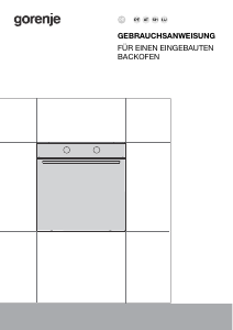 Bedienungsanleitung Gorenje BOSB737OTX Herd